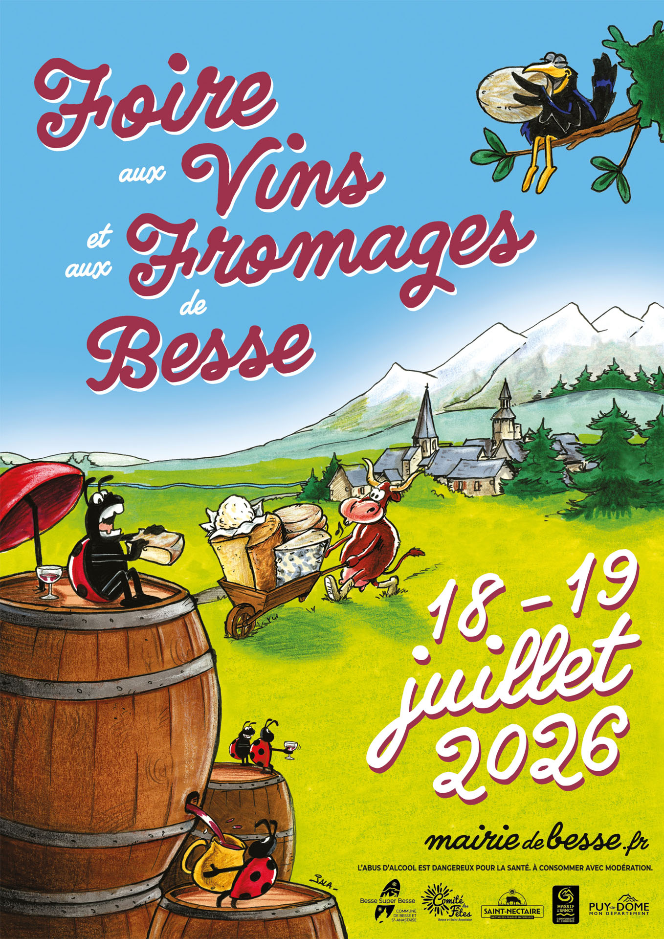 La foire nationale aux Vins et aux Fromages de Besse (63)